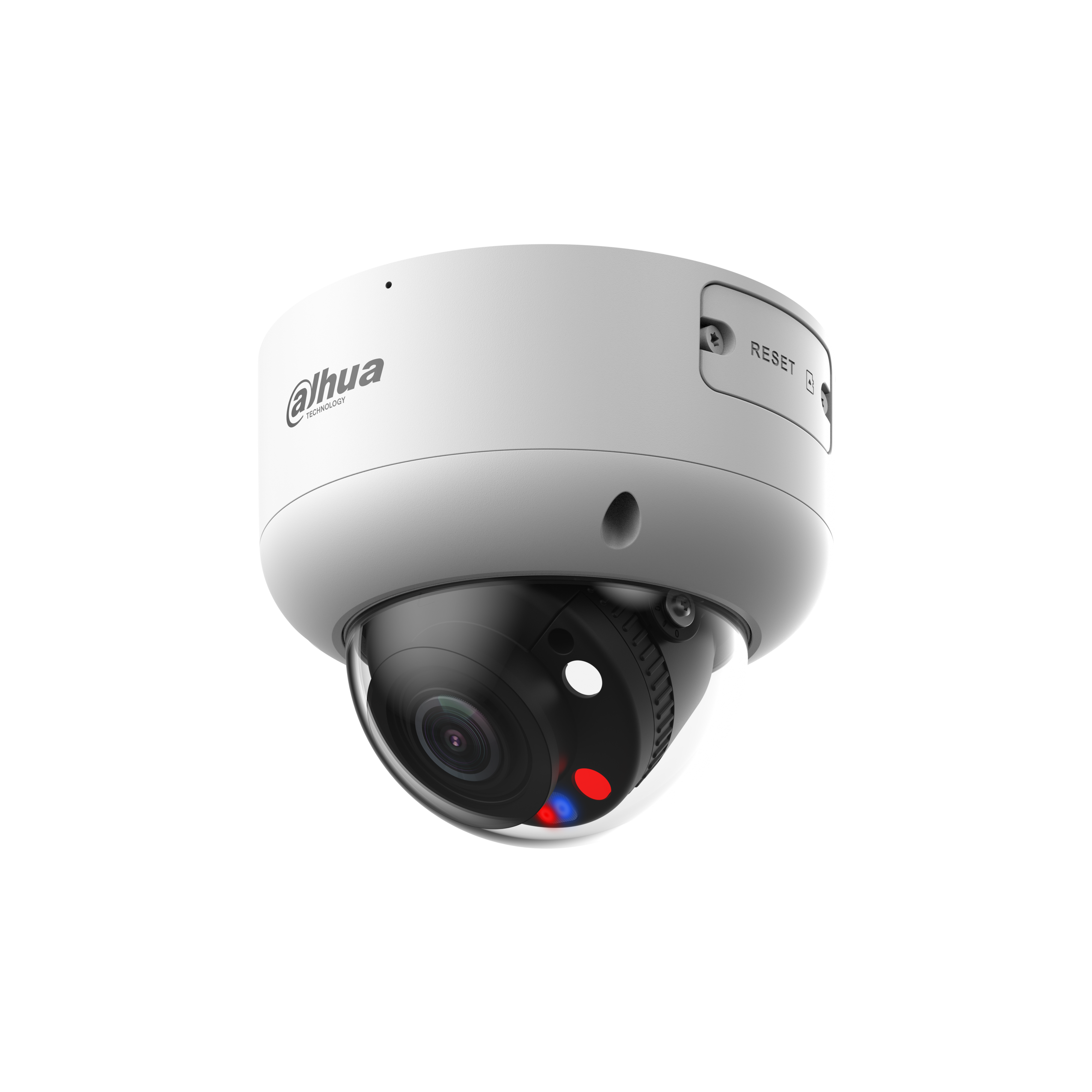 DAHUA--DAHUA DH-IPC-HDBW3549R1P-ZAS-PV - Camara IP Domo de 5 Megapixeles /TiOC/ Luz azul y roja/ Iluminadores Duales Inteligentes 40m/ IR 50m/ 113°/ Lente Motorizado/ 2.7 mm–13.5 mm/H.265+/ SMD/ Ranura Micro SD/ PoE/ IP67/ E&S de Alarma y Audio/ IK10 /-