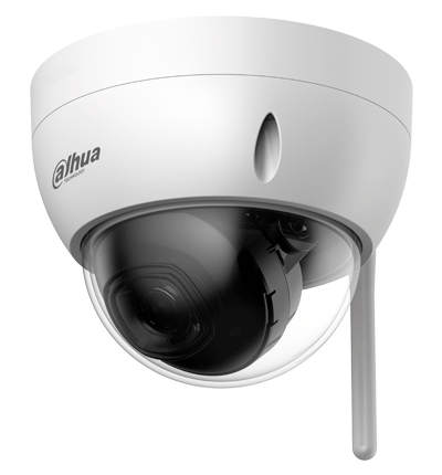 DAHUA--DAHUA IPC-HDBW1230DE-SW - Camara IP Domo Wifi de 2 Megapixeles/  Lente de 2.8 mm/ 100 Grados de Apertura/ IR de 30 Metros/ Ranura para MicroSD/ IP67/ Antivandalica Ik10/ Detección de Humanos SMD/ Hasta 80 Metros de Alcance en Area Abierta/-