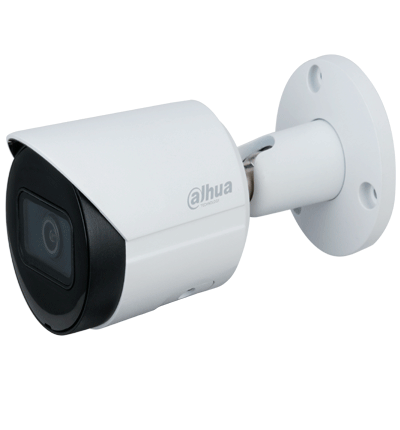 DAHUA--DAHUA IPC-HFW2241S-S - Camara IP Bullet de 2 Megapixeles/ Lente de 2.8 mm/ WizSense/ 107 Grados de Apertura/ IR de 30 Metros/ SMD Plus/ Microfono Integrado/ PoE/ Ranura para MicroSD/ IP67/ WDR Real de 120 dB/-