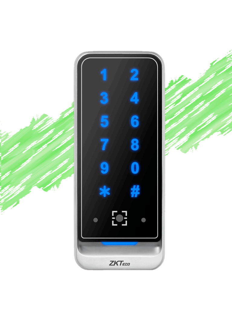 ZKTECO--ZKTECO QR600VKE -  Lector esclavo de tarjetas de proximidad ID 125 Khz / Contraseñas / QR / IP65 /  Wiegand / RS485 #preciosbajos #Irresistibles-
