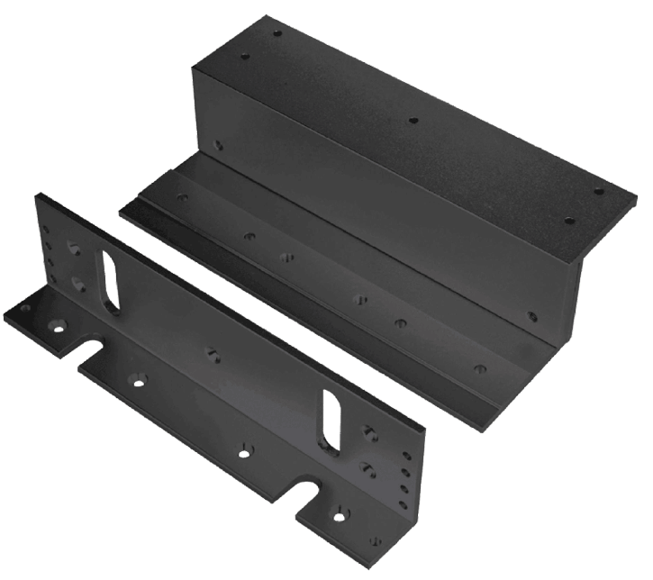SECO-LARM--E941S1K2BZQ - Soporte En Z Negro Para Cerraduras Electromagnéticas De La Serie De 1200 Lb-