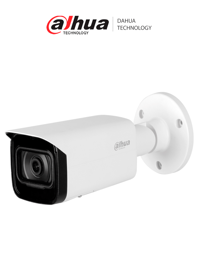 DAHUA--DAHUA DH-IPC-HFW5442T-SE - Camara Bullet de 4 Megapixeles WizMind S/ Video Metadata/ IA SSA/ Detección Facial/ Heat Map/ Conteo de personas/ Lente de 2.8mm/ IR de 80 Metros/ SMD 3.0/ Ranura para micro SD/  ePoE/ IP67/ IK10 #LoNuevo-
