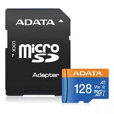 ADATA--ADATA 128GB | Memoria Micro SD 128 Gb Adata Class10 Con Adaptador SD Negro-