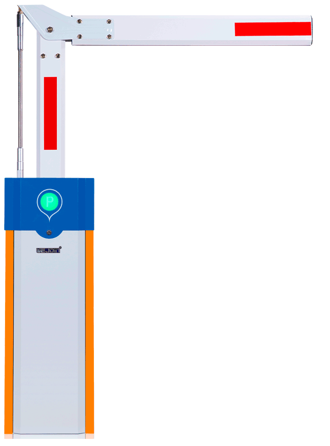 WEJOIN--WEJOIN WJCB101VFIL33D90 - Barrera Vehicular Izquierda Alto Flujo / Motor 24 VDC / Brazo Octagonal Articulado De 3 Metros A 90 Grados / Velocidad 3 segundos / Dirección ajustable-