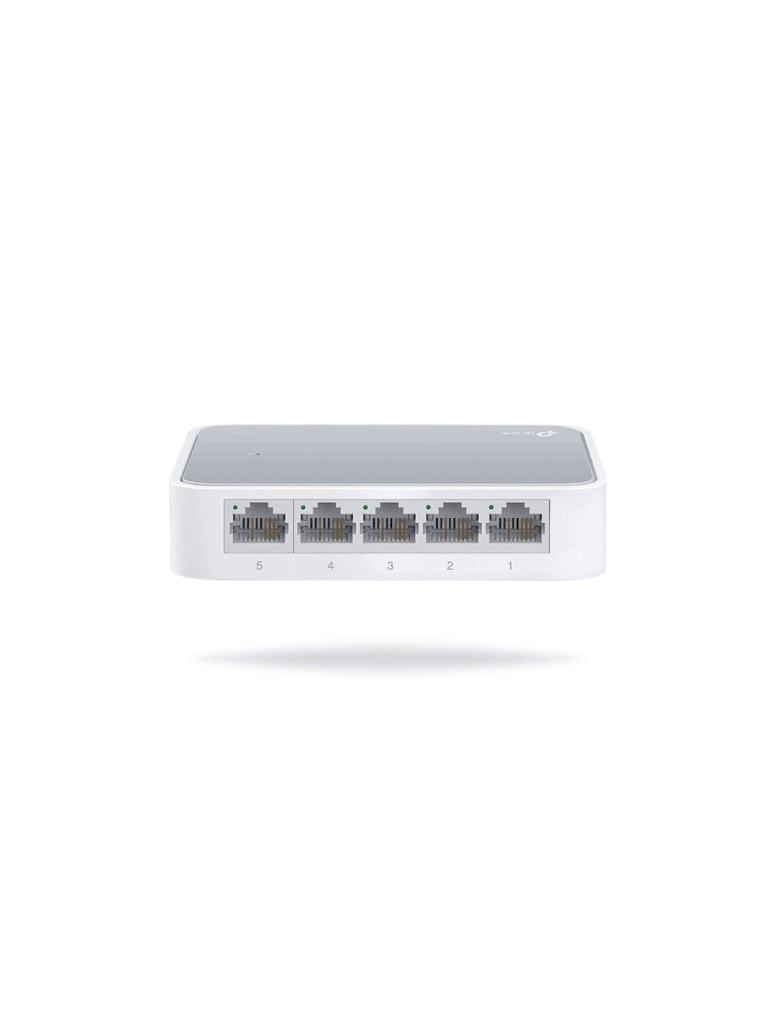 TP-LINK--TP-LINK TL-SF1005LP - Switch PoE No Administrable/ 5 Puertos Fast Ethernet/ 4 Puertos PoE AF/ Presupuesto PoE de hasta 41W/ Modo Extendido hasta 250m de Conexión-