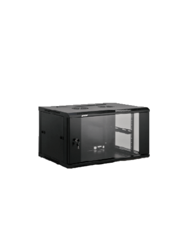SAXXON--SAXXON  SXR4U5404A - Gabinete para Montaje en Pared  / Puerta de Cristal Templado / 4 UR / Ancho 53 cm x profundidad 40 cm x alto 21 cm-