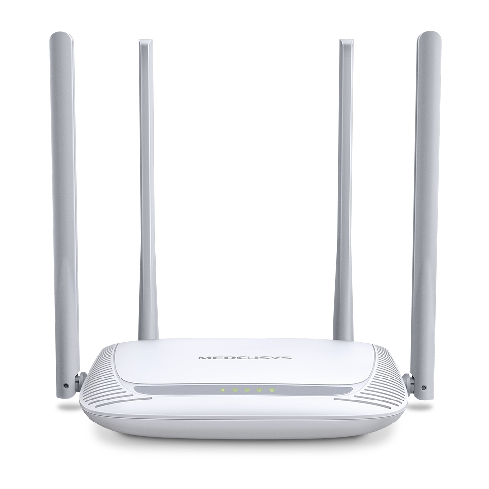 MERCUSYS--MERCUSYS MW325R - Router Inalámbrico N Mejorado , 2.4 GHz de 300 Mbps , 1 Puerto WAN 10/100 Mbps , 3 Puertos LAN 10/100 Mbps , 4 Antenas de 5 dBi-