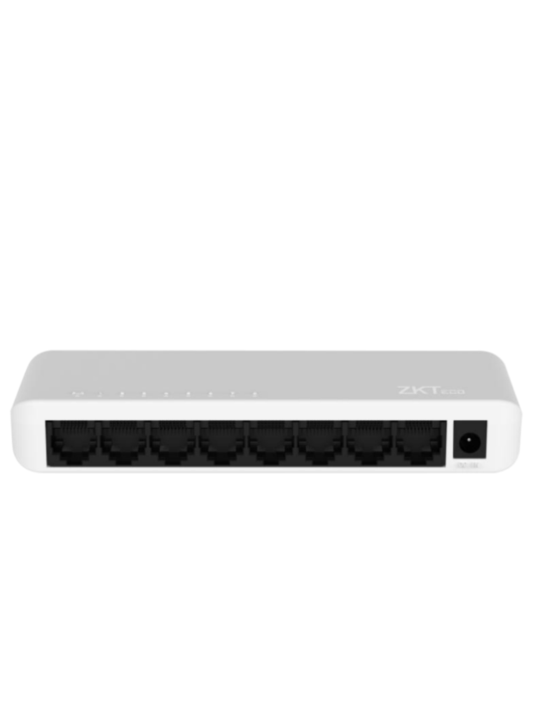 ZKTECO--ZKTECO ESE85G- Switch para Escritorio de 8 Puertos / Gigabit Ethernet  /  Diseño Compacto / Auto MDI/MDIX / Panel de indicadores de funcionamiento / Carcasa de Plástico-