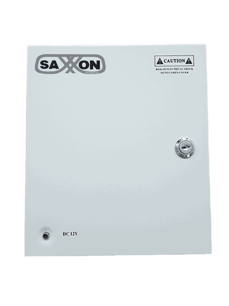 SAXXON--SAXXON SX20A18CH Fuente de alimentación 12 vdc / 20 amperios / Para 18 cámaras / 1,1 amperes por canal / Protección contra sobrecarga / Listado UL-