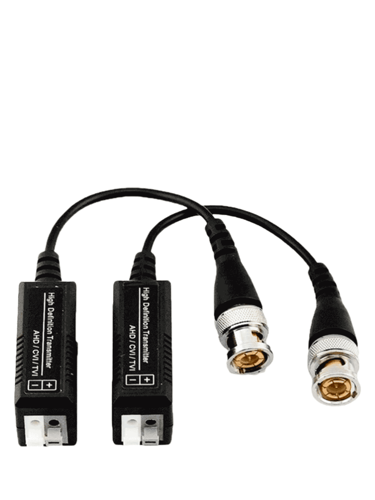 SAXXON--SAXXON SXCF200 - Par de Transceptores Pasivos 4 en 1 / 1080P hasta 250 Metros / 720P hasta 300 Metros / Soporta HDCVI / AHD / TVI / CBVS / Push para Fácil Conexión-