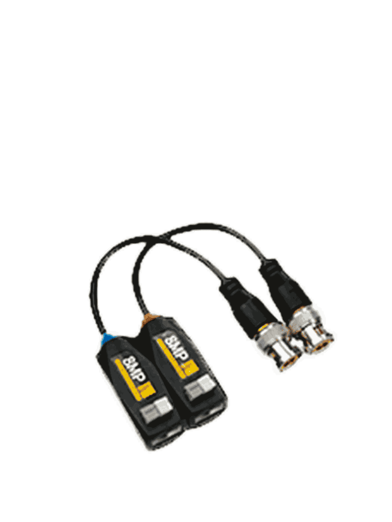 SAXXON--SAXXON SXCF800 - Par de Transceptores Pasivos 4K / Botónes Push /  8MP ( 4K ) / Soporta HD-TVI / AHD / CVI / CVBS / Audio por Coaxitron / Datos para Menu de Configurar de Cámaras-