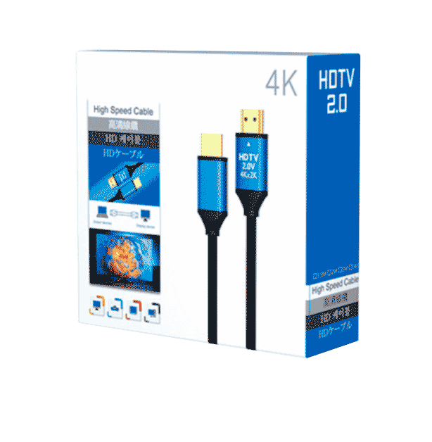 SAXXON--SAXXON SX030HDC - Cable HDMI de 3 metros de alta velocidad / Versión 2.0 / Resolución 4K / Canal de retorno de audio (ARC) / Video 3D / Blindado para reducir interferencias / Chapado en oro / Alta resistencia y durabilidad.-