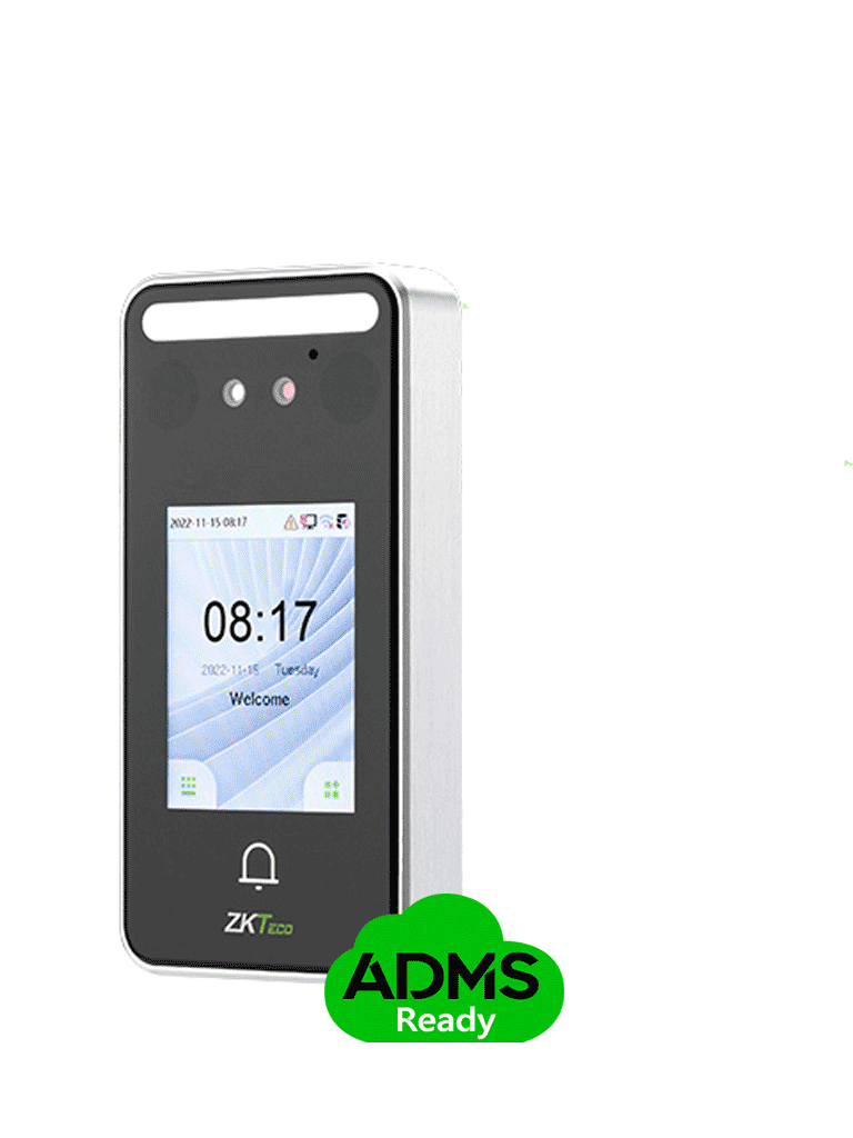 ZKTECO--ZKTECO SpeedFaceV3LITE - Control de Acceso y Asistencia Facial Visible Light / 500 rostros / 3,000 tarjetas-