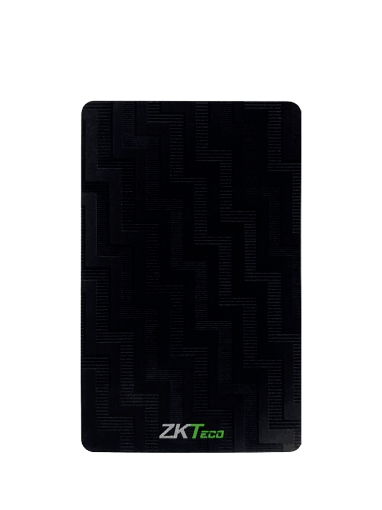 ZKTECO--ZKTECO IDCOLORCARD - Tarjeta de proximidad ID de 125 KHZ color negra / Sin folio impreso /  Unitaria / Logo ZKTeco-