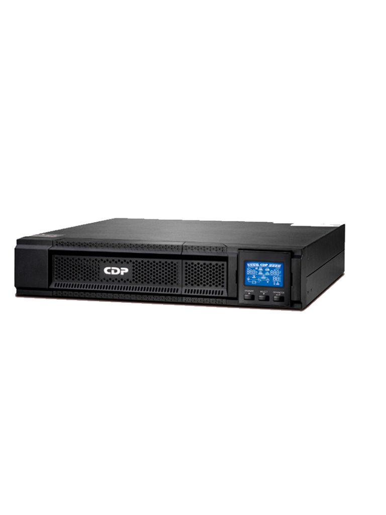 CHICAGO DIGITAL POWER--CDP  UPO11-3RT  UPS online / 3000VA / 2700W / Onda senoidal pura /  Rackeable / Pantalla LCD / 8 Terminales de salida NEMA 5-15R / Requiere clavija o adaptador NEMA 5-30R-