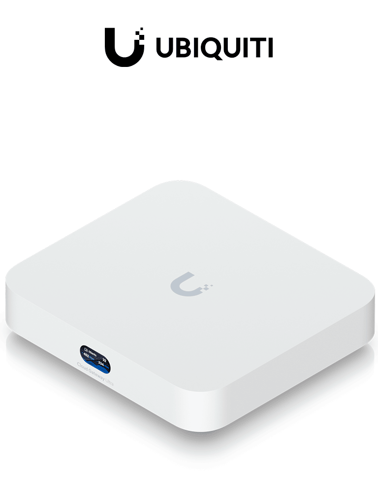 UBIQUITI--UBIQUITI UCG-ULTRA - UniFi Cloud Gateway, Router multiWAN para balanceo/failover , Integra UniFi Network para administrar hasta 10 dispositivos UniFi, (1) puerto WAN 1/2.5 GbE y (4) puertos LAN GbE #CG-