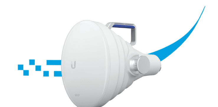 UBIQUITI--UBIQUITI UISP-HORN - Antena Sectorial 30° tipo Horn para Multipunto, 19.5 dBi. Rango extendido 5.15 - 6.875 GHz. Alto aislamiento al ruido. Compatible solo con AF5XHD, RP5ACGEN2 y LTURocket-