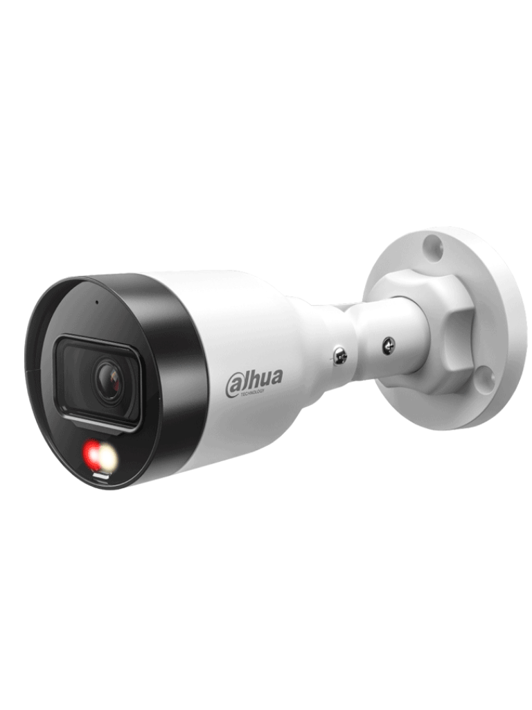 DAHUA--DAHUA DH-IPC-HFW1239S1-A-IL- Cámara IP Bullet con Iluminador Dual de 2 Megapixeles/ Lente de 2.8mm/ 103 Grados de Apertura/ Micrófono Integrado/ H.265+/ 15 Metros de Luz Visible/ IP67/ PoE/ DWDR/ #LoNuevo-