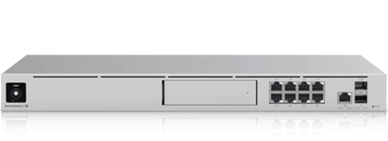 UBIQUITI--UBIQUITI UDM-SE- UniFi Dream Machine Special Edition/ 1 Puerto WAN 2.5G RJ45 y 1 Puerto WAN SFP+/ 8 puertos LAN RJ45 con POE/ 1 LAN SFP+/ 128 GB de memoria interna/ Aplicaciones UniFi Integradas-