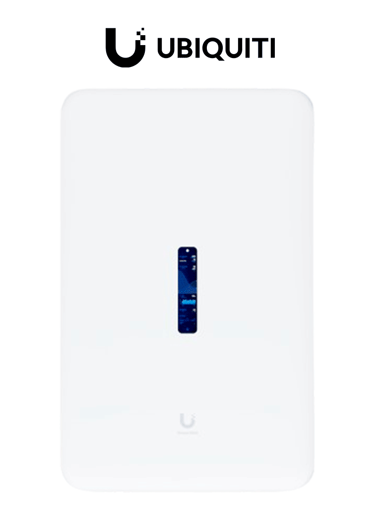 UBIQUITI--UBIQUITI UDW - Dream Wall , Ruteador todo en uno , administre todas las aplicaciones de UniFi , Switch 17 puertos GbE POE , WiFi 6 MU-MIMO 4x4 , 128 GB SSD interno expandible , Balanceo de cargas o failover/ 2 WAN (2.5 GbE y 10G SFP+).-