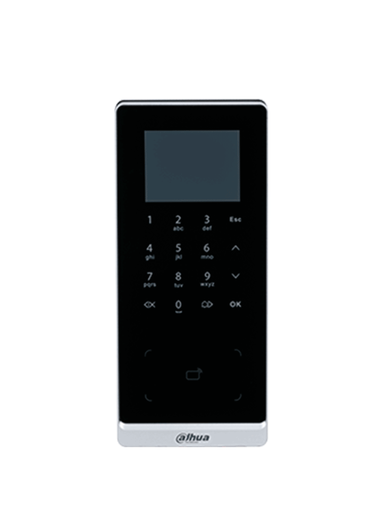DAHUA--DAHUA ASI2201H-DW - Control de Acceso de Tarjeta&Teclado/ Pantalla de 2.4"/ Conectividad WiFi & Ethernet/  30,000 usuarios y Tarjetas ID/ Puertos Wiegand y RS485/ 50 administradores/ Compatible con SmartPSS Litey DSS Pro para Gestión Avanzada/ #LoNuevo-