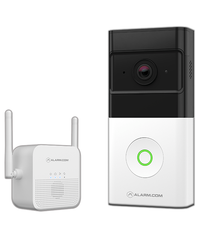 ALARM.COM--ALARM.COM VIDEO PORTERO CON TIMBRE - Timbre Inteligente  con vídeo Portero  Inalámbrico de  alarm.com /Wi-Fi / IP66 /1080P / 160° apertura horizontal. Batería incluida. #Alarm.com-