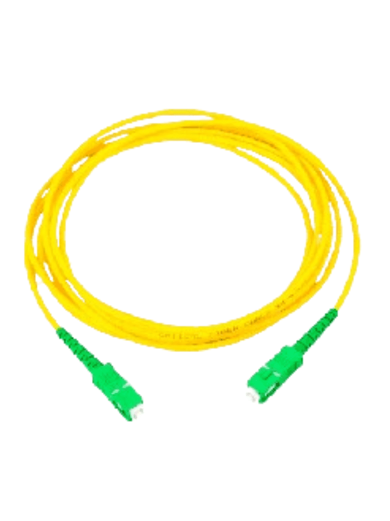 OEM--TCE  - LMN-FO-SCA-SCA-02 - Jumper SC-SC Monomodo / APC / Simplex 2 mm / 2 metros / Amarillo #FO-