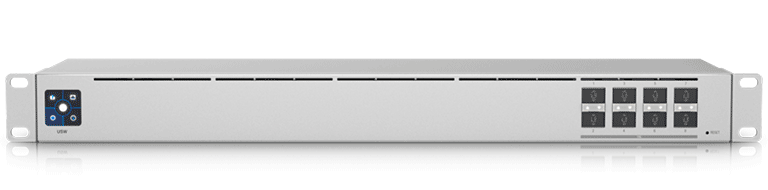UBIQUITI--UBIQUITI USW-AGGREGATION - UniFi Switch Aggregation, administrable capa 2, 8 puertos SFP+ de 10G , Refrigeración silenciosa y sin ventilador.-
