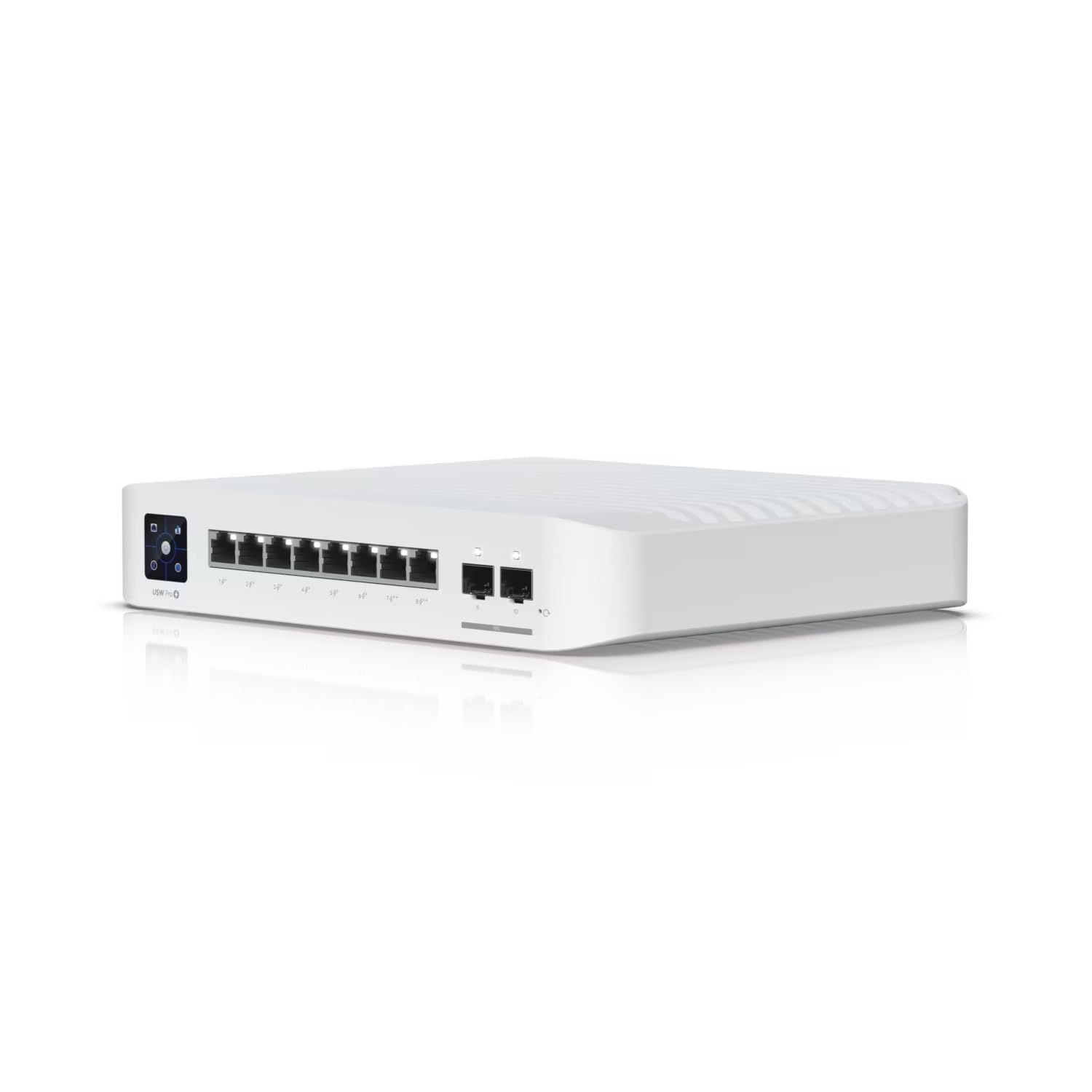 UBIQUITI--UBIQUITI USW-PRO-8-POE - Switch  UniFi capa 3 de 8 puertos POE 802.3af/at/bt , 6 puertos POE+ , 2 puertos POE++ , 2 puertos SFP+ , 120W totales.-