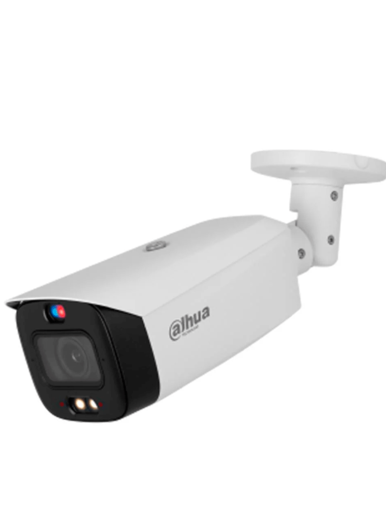 DAHUA--DAHUA DH-IPC-HFW3849T1-AS-PV-V2 - Cámara IP Bullet TiOC 4k/ 8 Megapixeles/Acupick/ WizSense/ 2.8mm/ Iluminador Dual/ 30 Metros de Luz Visible e IR/ Sirena y Estrobo con Luz Roja y Azul/ SMD 4.0/ Micrófono Integrado/ Ranura MicroSD/ PoE/ #LoNuevo-
