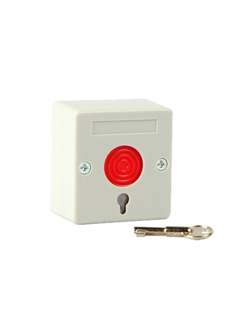 DAHUA--DAHUA DH-ARD812 Botón de pánico/ Montaje en superficie con tornillos/ Funciona en una amplia gama de entornos /Funciona sin fuente de alimentación.-