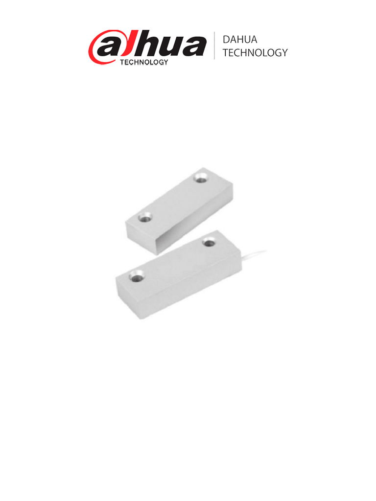 DAHUA--DAHUA DHI-ARD312 - Contacto Magnético Metálico/ Cableado/ Interior o Exterior para puertas o ventanas/ NC/ Uso residencial o comercial/ GAP 35 mm/ CE-