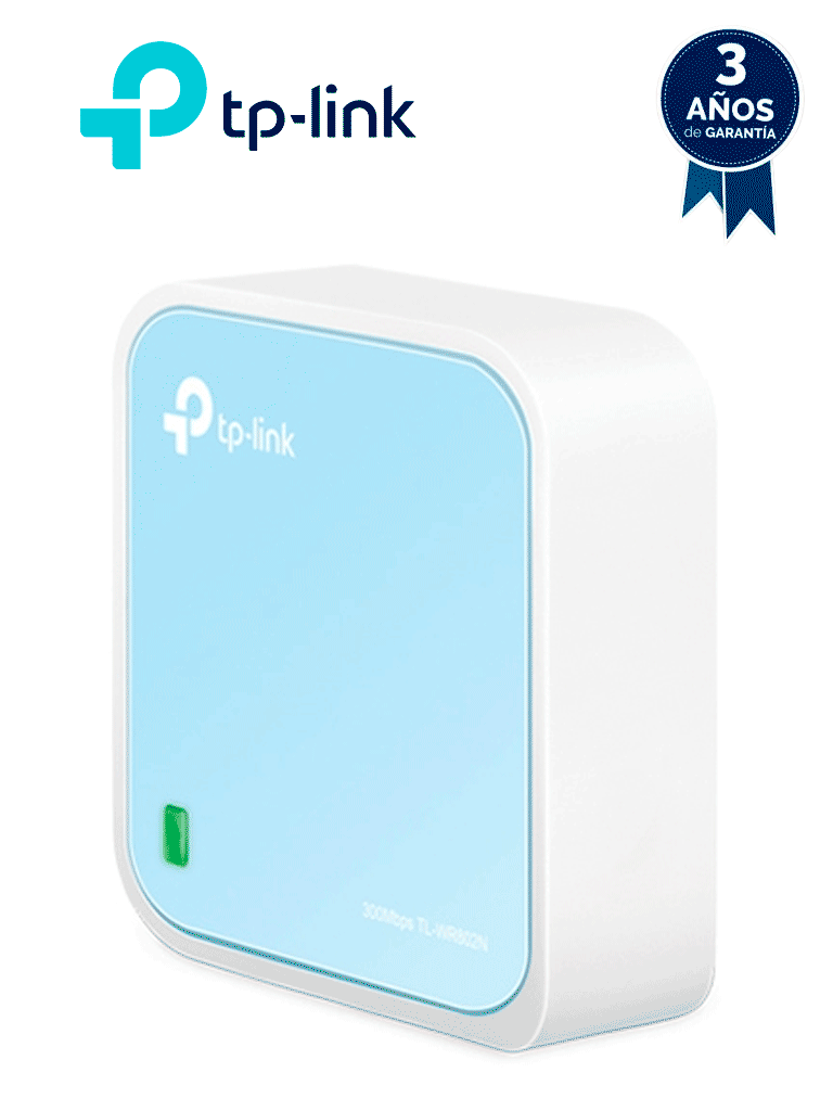 TP-LINK--TP-LINK - TL-WR802N / Router Nano Inalámbrico N / 300 Mbps-