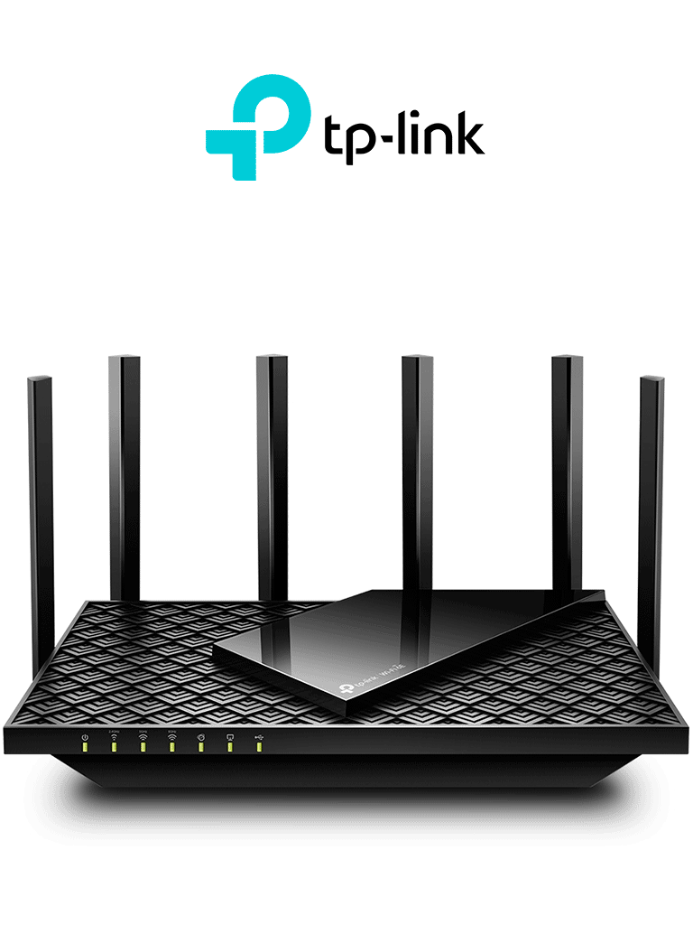 TP-LINK--TP-LINK ARCHER AXE75 - Router Triple Banda AX6600 MU-MIMO , 1 Puerto WAN/LAN 2.5 Gbps , 1 Puerto WAN/LAN 1Gbps , 3 Puertos LAN 10/100/1000 Mbps , 2 puerto USB 3.0 , 8 antenas de alta ganancia , OneMesh ™-