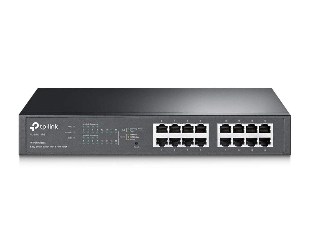 TP-LINK--TP-LINK - TL-SG1016DE - Switch Gigabit Easy Smart de 16 puertos-