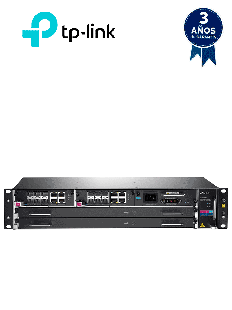 TP-LINK--TP-LINK DS-P8000-X2 - OLT con Chasis DeltaStream OLT-X2 GPON | XGS-PON ,Soporte para dos tarjetas de servicio GPON o XGS-PON , Funciones L2 Completas y L2+/L3 Avanzadas, Gestión centralizada (DMPS).-