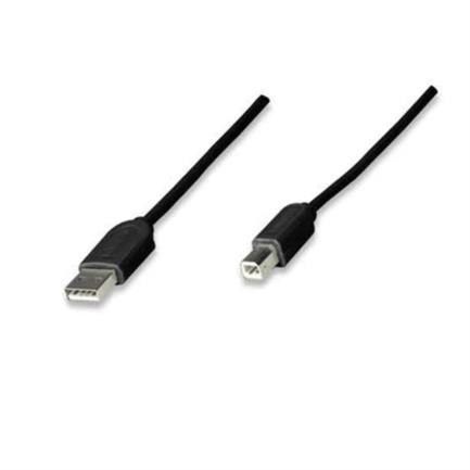 MANHATTAN--MANHATTAN 342650 - Cable USB A-B 1.8M, Negro Economico-