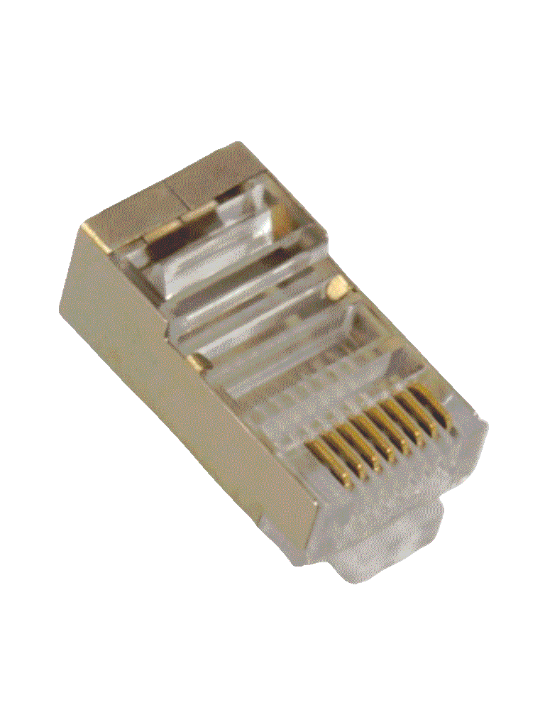 OEM--TCE LN-NET-RJCAT5EB-30u - Bote con 100 Piezas de Plug Modular RJ45 Cat5e blindaje, chapado de oro a 30 micras-
