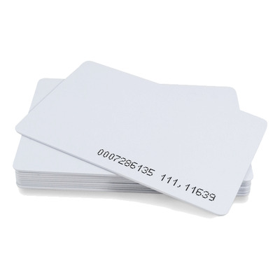 ZKTECO--ZKTECO IDCARDNUNIT - Tarjeta ID con Frecuencia de 125 kHz, 1 mm de Grosor con Folio Impreso / Tarjeta unitaria-
