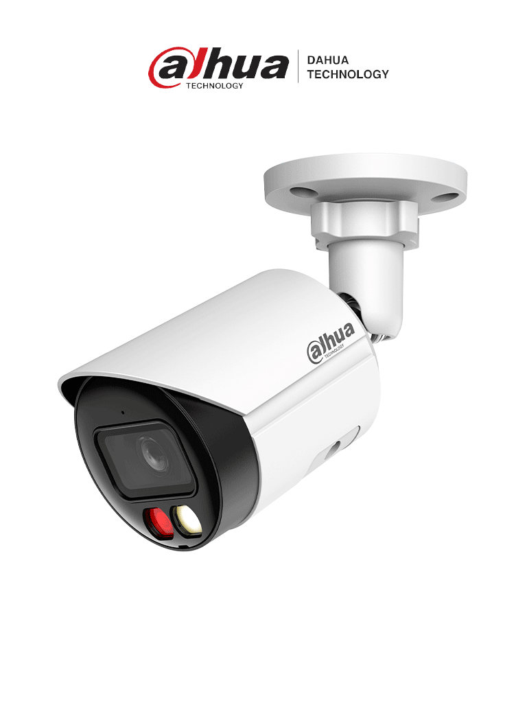 DAHUA--DAHUA DH-IPC-HFW2649SP-S-IL - Cámara Bullet de 6 megapíxeles /Iluminador Dual Inteligente/ SMD Plus/ Full Color/Protección perimetral/ Lente 2.8/ Micrófono integrado/ IP67/ IR 30 metros/#LoNuevo-