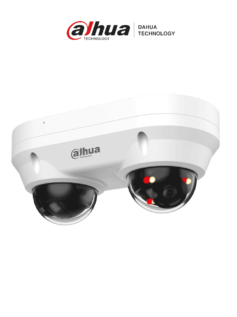 DAHUA--DAHUA DH-IPC-HDBW2449FP-AS-E2-IL - Cámara Domo Dual IP de 4MP, iluminador dual inteligente/ Lente 2.8mm/ Protección Perimetral/ SMD Plis/ WizSense/ micrófono integrado/ IP67/IK10 /#LoNuevo-
