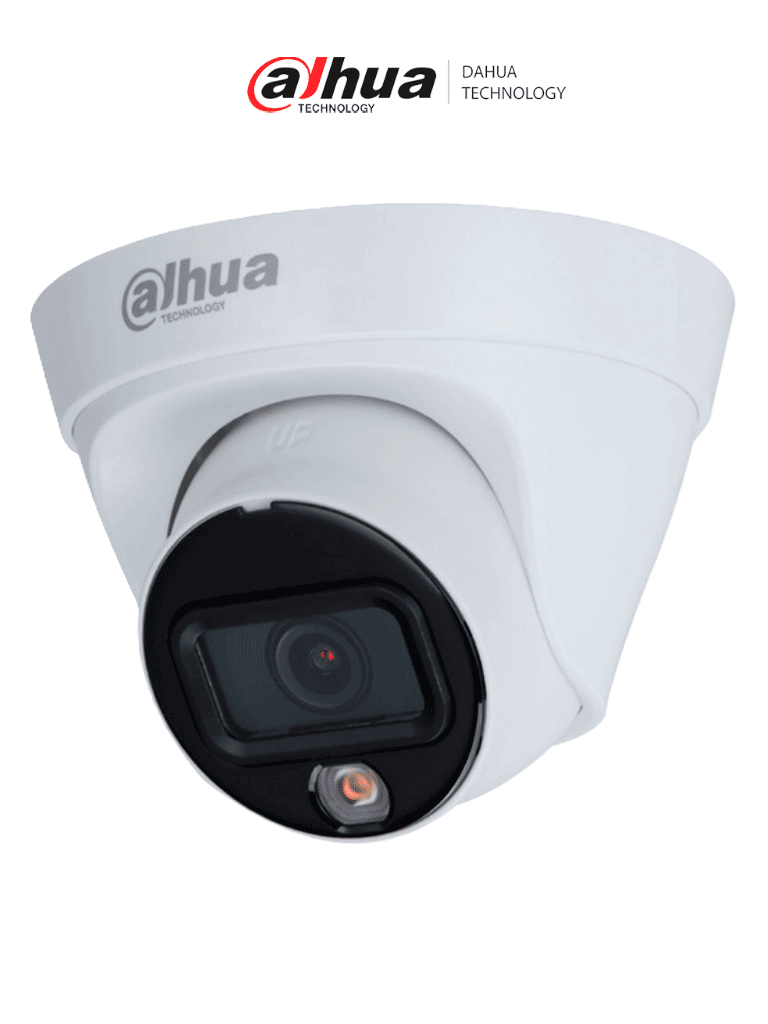 DAHUA--DAHUA DH-IPC-HDW1439T1-LED-S6 - Cámara IP Domo de 4 Megapíxeles/ Full Color/ H.265+/ Lente de 2.8mm/ 95 Grados de Apertura/ Detección de movimiento/15 Metros de Iluminación con Luz Visible/ Inversión de imagen/WDR de 120 dB/ #LoNuevo-