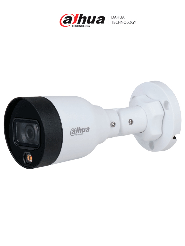 DAHUA--DAHUA DH-IPC-HFW1239S1-A-LED-S6 - Camara IP Bullet 2 MP/ Full Color/ 2.8 mm/ 102° de apertura/ micrófono integrado/ H.265+/ luz visible de 15 m/ IP67/ PoE /DWDR #LoNuevo-