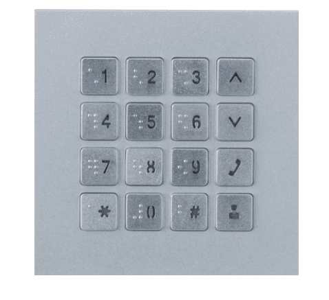 DAHUA--DAHUA VTO4202FMK- MODULO CON TECLADO NUMERICO ANTIVANDALICO/ CONEXION RS485/ COMPATIBLE CON VTO4202FP #MCI2Q125-