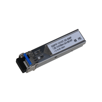 DAHUA--DAHUA GSFP-1310T-20-SMF - Modulo de Fibra Optica SFP/ Monomodo/ Transmisión Bidirecciónal/ Conector LC/ Hasta 20Km/ TX 1310nm,RX 1550nm-