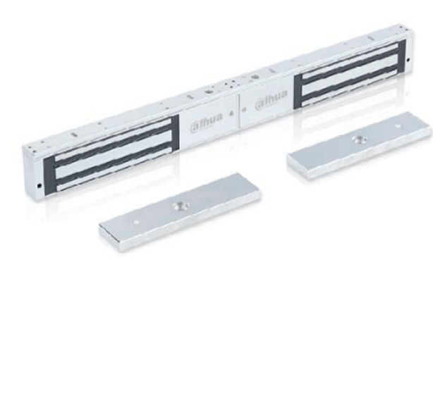 DAHUA--DAHUA DHI-ASF280B - Contrachapa Magnética Doble inteligente/ Soporta 280 kg/ 12 VDC o 24 VDC/ Compatible con puertas de madera, metal y emergencia, así como con videoporteros y controles de acceso para mayor seguridad.-