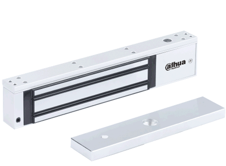 DAHUA--DAHUA ASF280A - Cerradura Magnética de 280 KG/ Voltaje Dual de 12 o 24 VDC/ Dispositivo de Protección Anti Corriente Inversa (MOV)/ Aluminio Alta Resistencia/ Admite Retroalimentación de Señal-