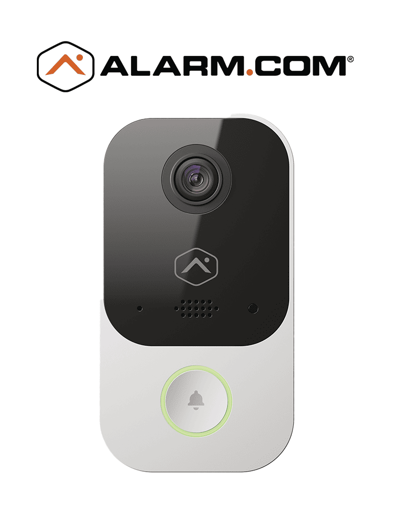 ALARM.COM--TIMBRE CON CAMARA PoE DE ALARM.COM. - Timbre cámara 2MP, Visión 150° Horizontal y Vertical, Resolución Full HD, Alto Rango dinámico (HDR) y visión nocturna infrarroja. #NEWALARM-