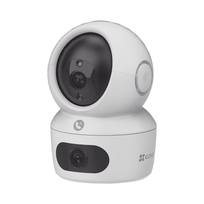 Ezviz--EZVIZ Cámara CS-H7C| PT Doble Lente / 4 MP / Wi-Fi / IA Detección Humana / Visión Nocturna a Color / Audio Bidireccional-