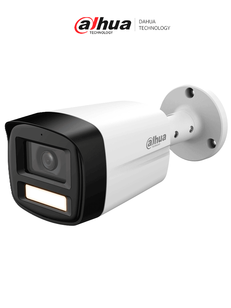 DAHUA--DAHUA DH-HAC-HFW1209TLMN-A-LED-S3 - Camara Bullet Full Color de 2 Megapixeles/ 1080p/ Lente de 2.8mm/ 108 Grados de Apertura/ Microfono Integrado/ 40 Metros de Iluminación/ DWDR/ IP67/ Metalica+Policarbonato/-